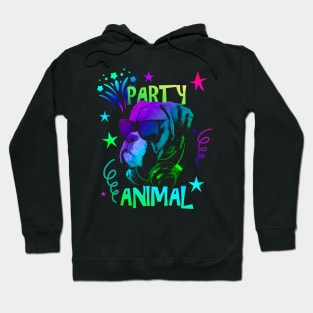 Boxer Dog Party Animal Hoodie